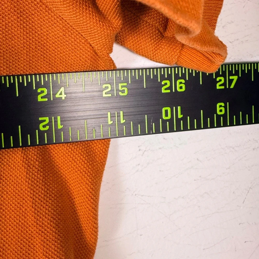 Polo Ralph Lauren Polo Shirt Men XL Orange Classic Fit Short Sleeve Pique Golf